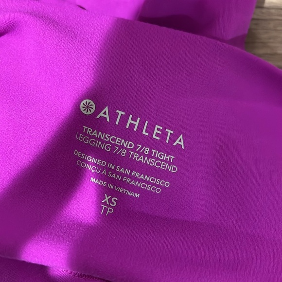 ATHLETA Transcend 7/8 tight - Picture 2 of 2